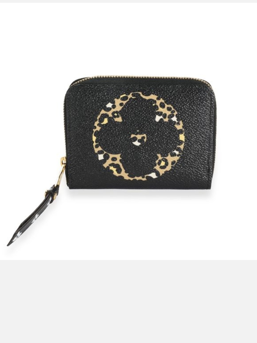 Louis Vuitton Black Giant Monogram Jungle Zippy Coin Purse NIB W/Box & Dust Bag
